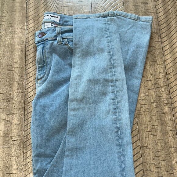 🇺🇸 American Apparel Women's 5 pockets Skinny Faded Jeans 👖 Made in USA 🇺🇸 - Picture 5 of 17